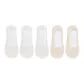 5 Pack (3 White+2 Beige Skin)