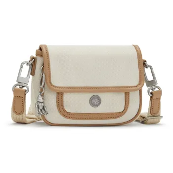 Kipling Polyester Fanny Pack, Shoulder Bag, Crossbody Bag Regular Unisex Beige
