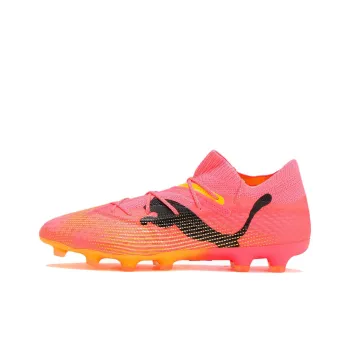 PUMA FUTURE 7 ULTIMATE AG Short Rubber Studs HG Short Rubber Studs Slip Resistant Soccer Shoes Men's Pink Black