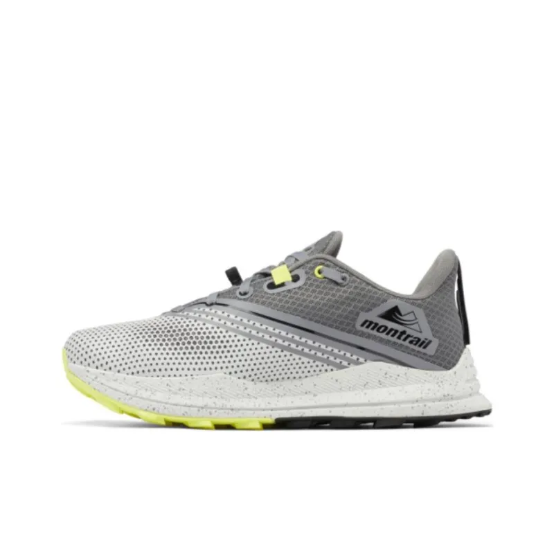 Columbia MONTRAIL Cushioning Breathable Low Top Hiking Shoes Men's White Gray-0