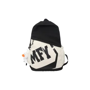 Huangmu Nylon Student Backpack Laptop Bag Regular Unisex