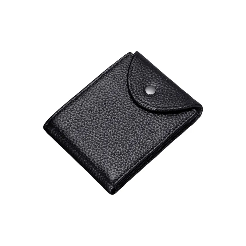 OUZIHUANG Cow Leather Card Holder Men's-0