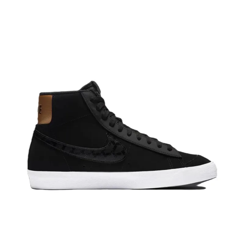 Nike Blazer Mid Black/Gold-1