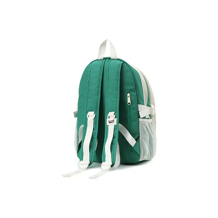 VANWALK Polyester Backpack Tubas Unisex Vintage White/Baseball Red/Vintage Green-16