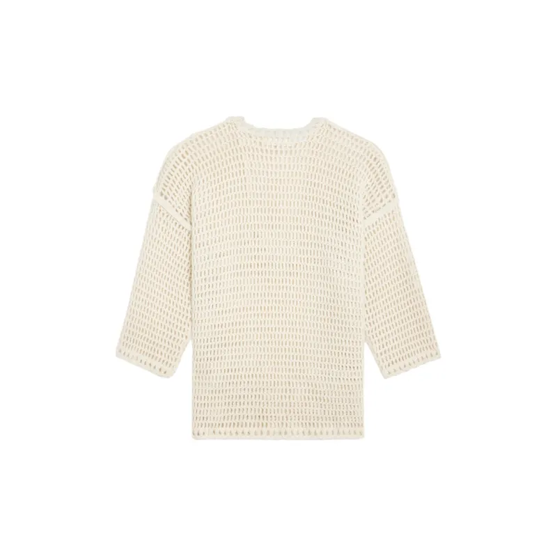 CELINE Triomphe Baja In Crocheted Wool-1