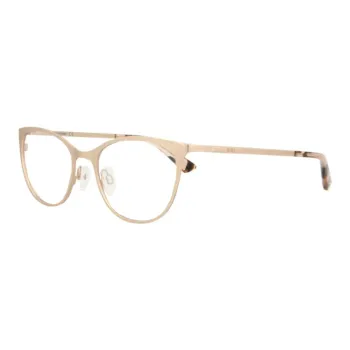 McQ Alexander McQueen Metal Cat Eye Eyeglass Frames Women's Beige