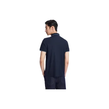 GOLDLION Polo Shirt Men's Navy Blue