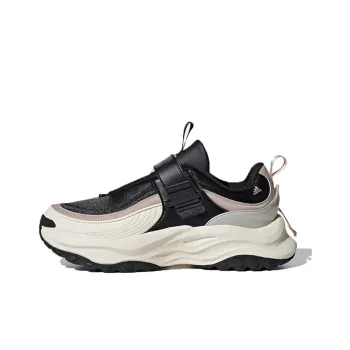 Adidas Maxxwavy Anti Slip Wear Resistant Low Top Chunky Sneakers Unisex Black White