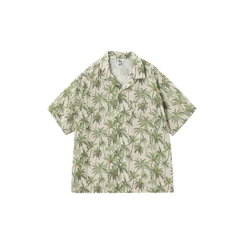 KORAKUBLUE Shirts Unisex Coconut Tree White