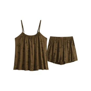 Fadaiqi Pajama Set Women's Olive Green