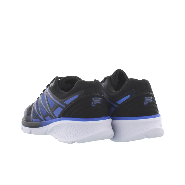 FILA Cushioning Wear Resistant Low Top Running Shoes Men's Blue White-2