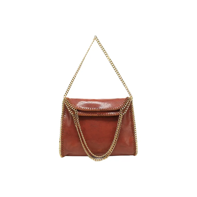 Do Dower PU Handbag, Shoulder Bag Women's Oily Skin Brown Z/Oily Skin Black R-2