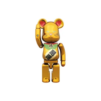 BE@RBRICK 200% Lucky Cat Squinting Good Luck Trendy Figures 14.5cm