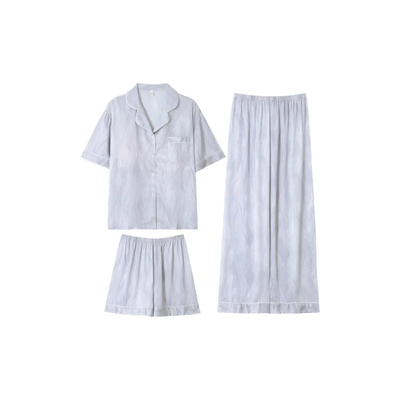 Qiao Ni Tong Pajama Set Women's Black Fist-12