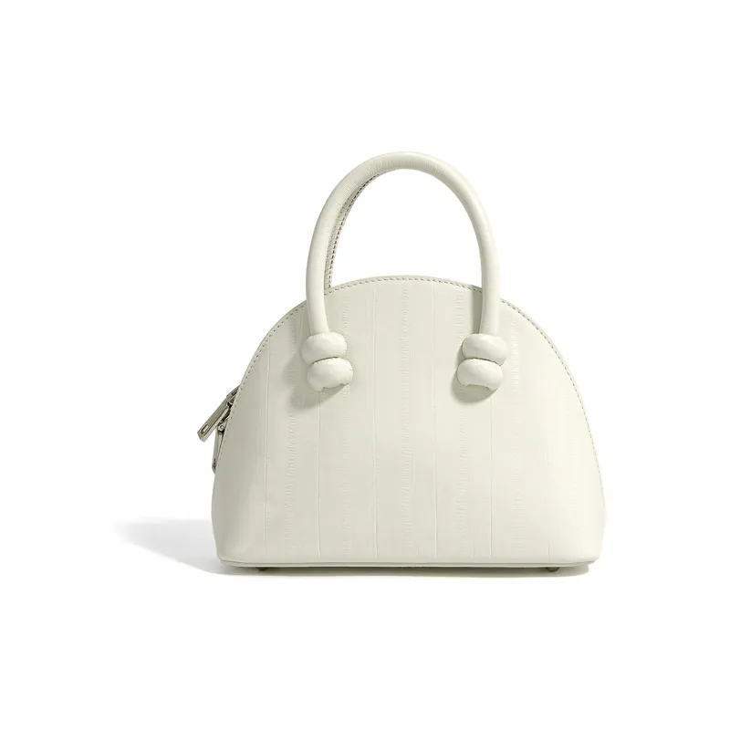 LARTIGENT Top Grain Cow Leather Dome Bag One Shoulder Handbag Women's Multicolor-7