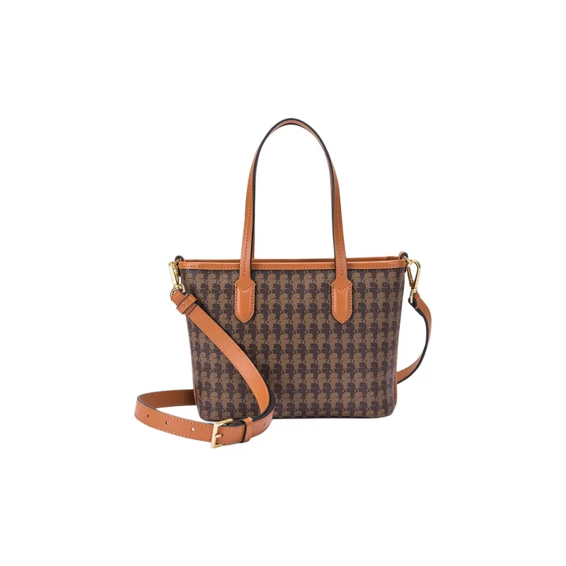 KARL LAGERFELD Artificial Leather Tote Bag, Shopping Bag, Shoulder Bag, Crossbody Bag, Handbag Regular Women's Brown-1