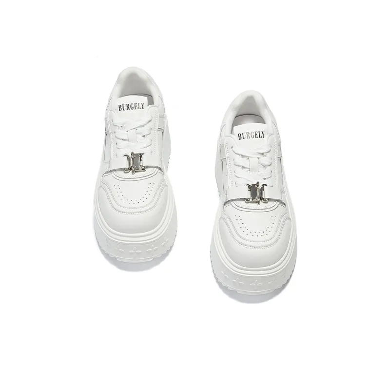 BURGELY Coverage Support Height Increasing Low Top Skateboard Shoes Women's-2