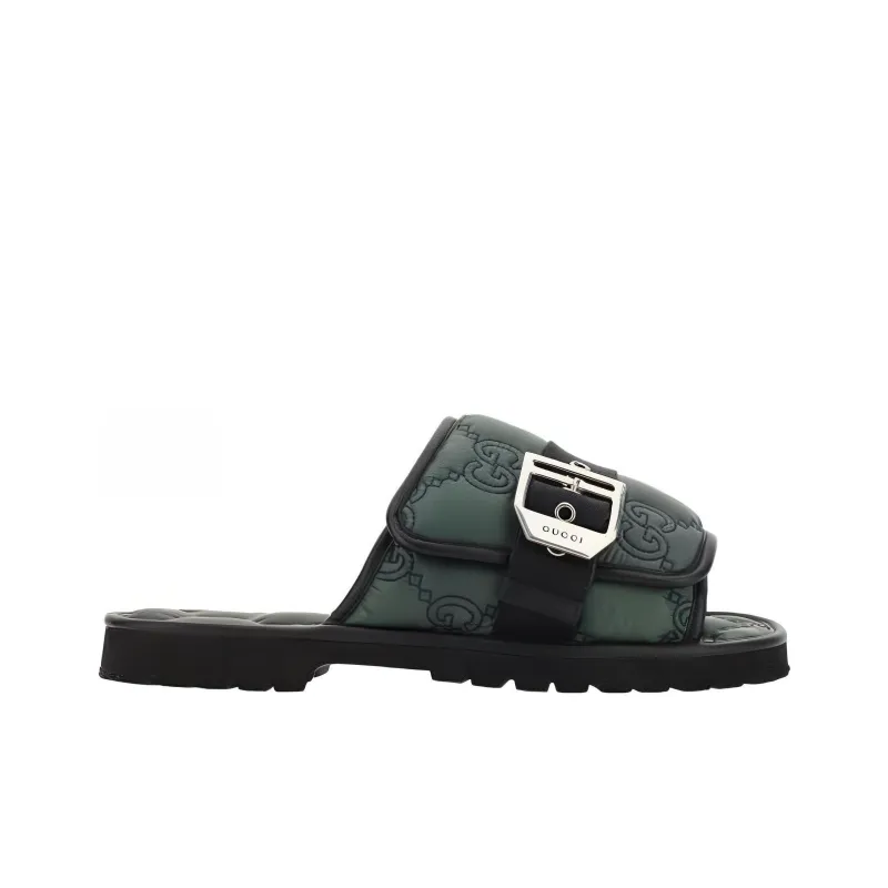 GUCCI Slide Slippers Men's Green-1