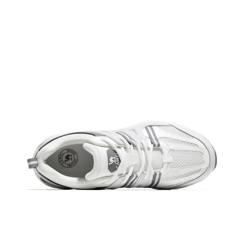 CAMEL Cushioning Wear Resistant Low Top Hiking Shoes Women's White Gray-3
