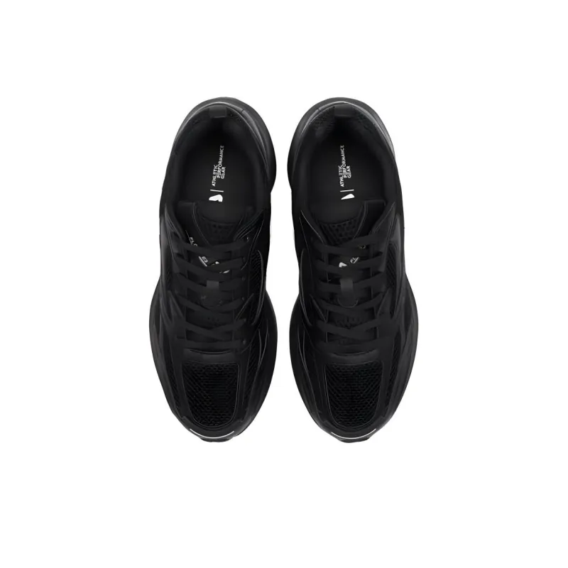 FILA Float E3 2.0 MS Cushioning Wear Resistant Low Top Running Shoes Unisex Black Korean Style-3