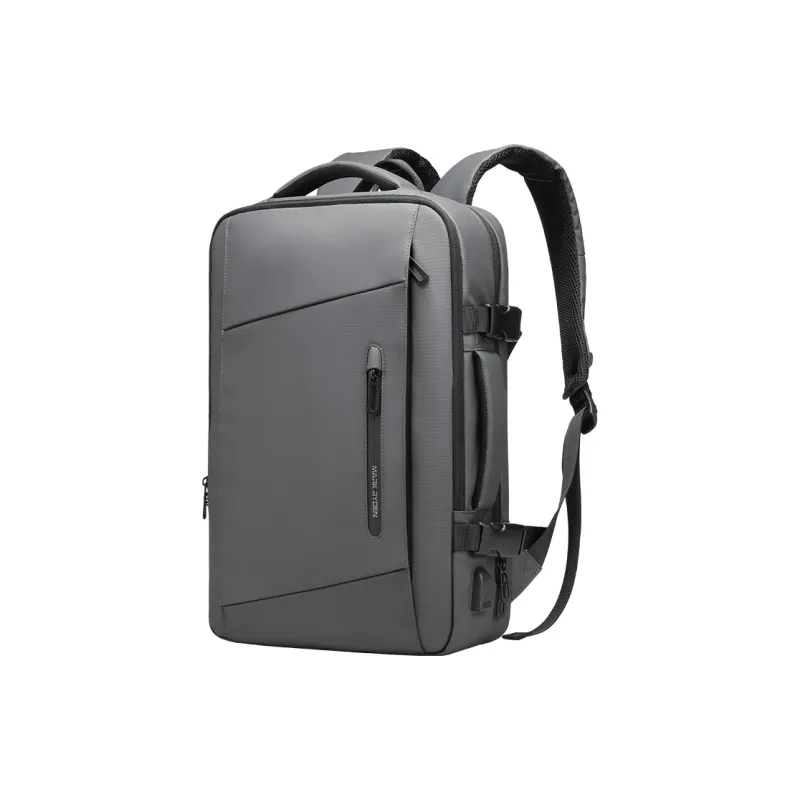 MARK RYDEN Oxford Large Capacity Backpack Students Backpack Large Size Men's Elegant Black/Graphite Gray/Olive Green-4