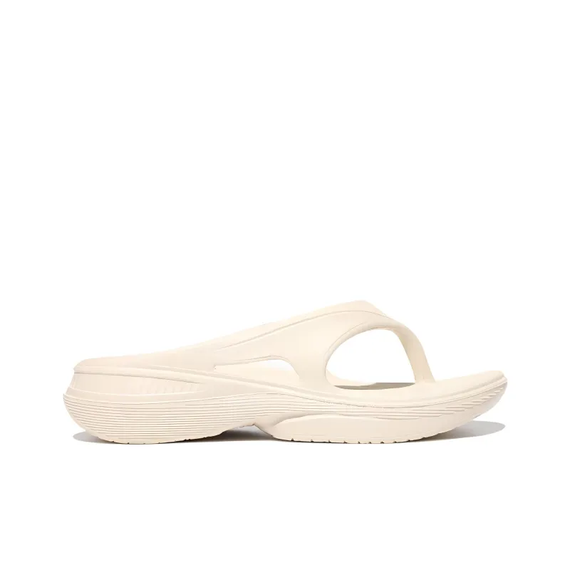FILA Slip Resistant Quick Dry Flip Flops Unisex Beige Korean Style-1