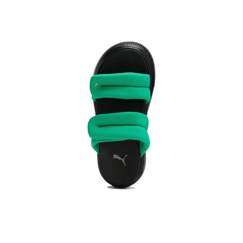 PUMA Mayu Puffy Slides 'Green Black' Women's-3