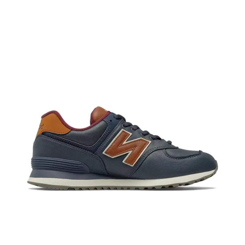 New Balance 574 Nb Navy Classic Burgundy-1