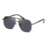 Gunmetal Frame with Blue-Gray Lens