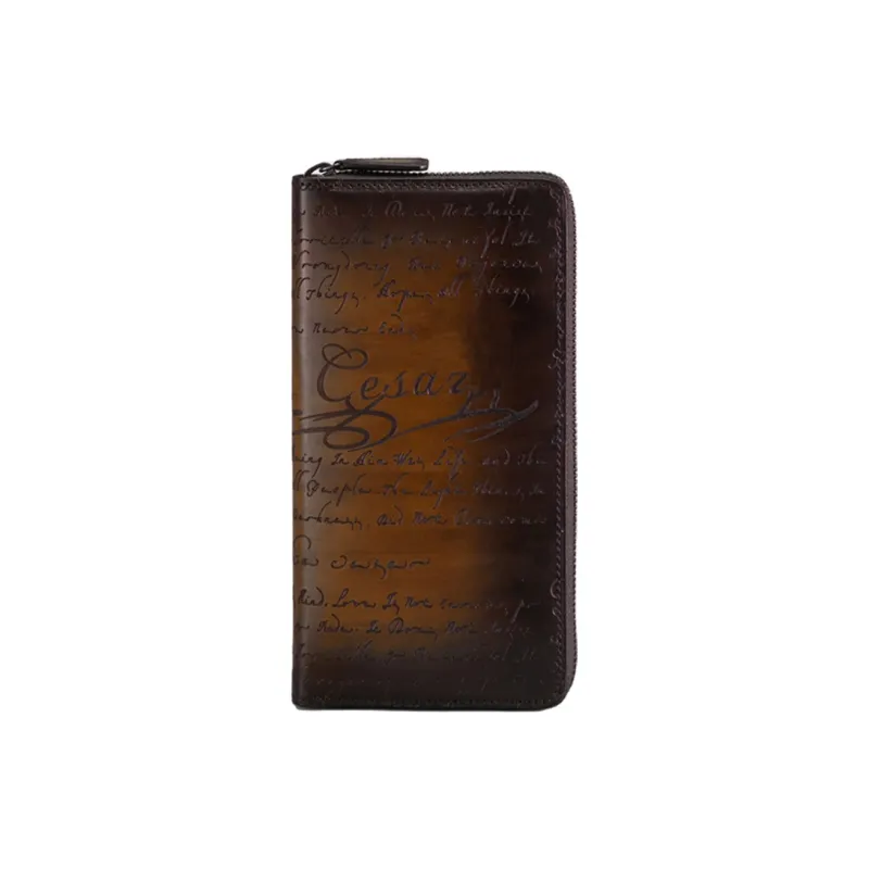 MR'GUFA Traditional Style Gentleman Cow Leather Wallet Small Size Men's-4