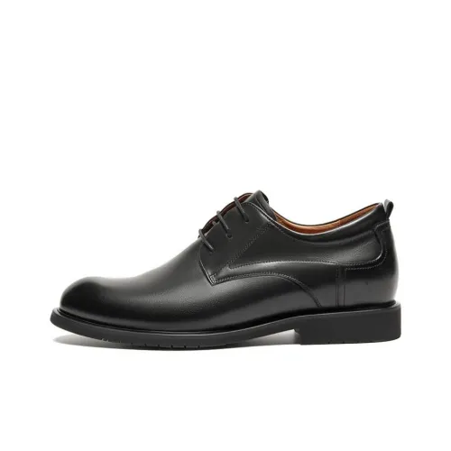 Hush Puppies Dress Shoes Men Low-Top Black