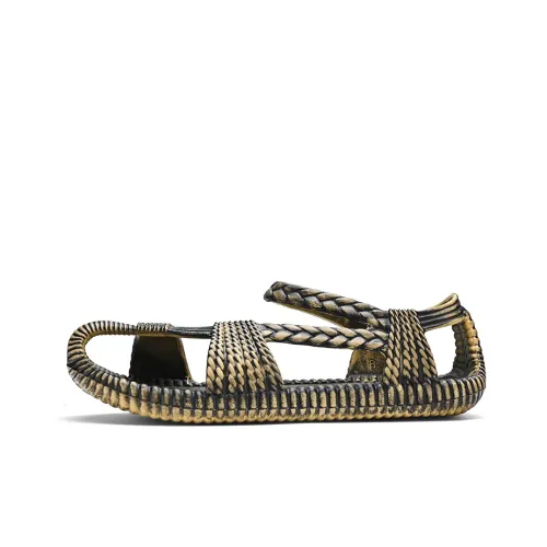 Van Ban Beach Sandals Men Yellow