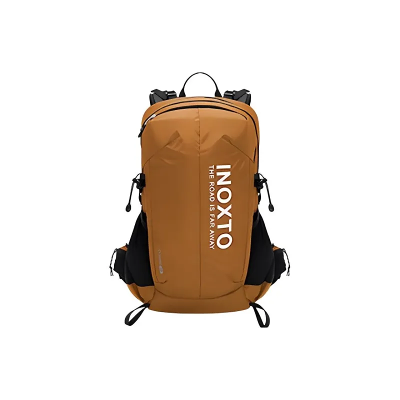 INOXTO Nylon 420D Outdoor Mountaineering Bag Backpack Unisex Red/Yellow/Blue/Black/Gray/Coffee-4