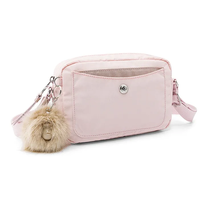 Kipling Polyamide Crossbody Bag Small Size Unisex Primrose Pink Ding-1