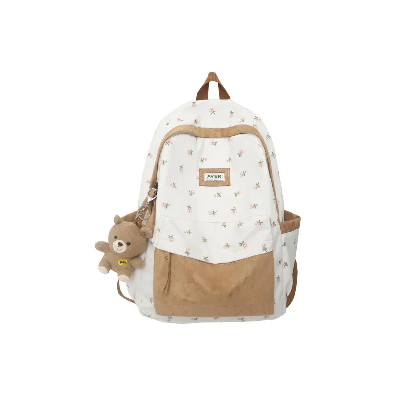 Huangmu Nylon Backpack Women's Multicolor-2