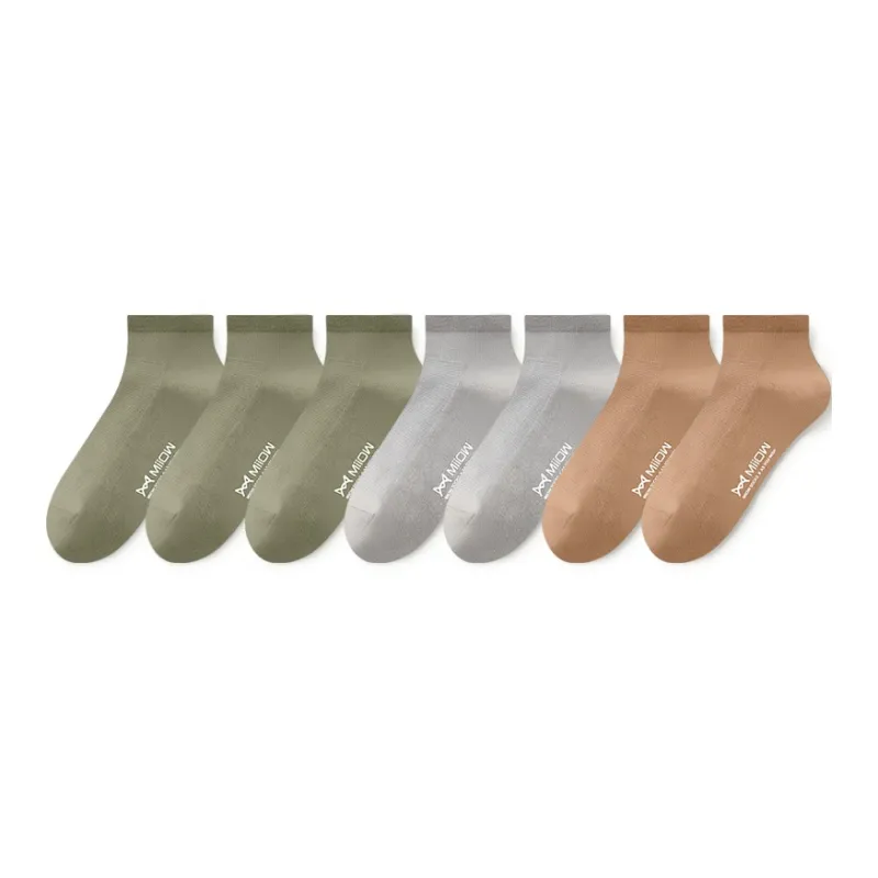 MIIOW Mid Calf Socks Men's 7 Pack-11