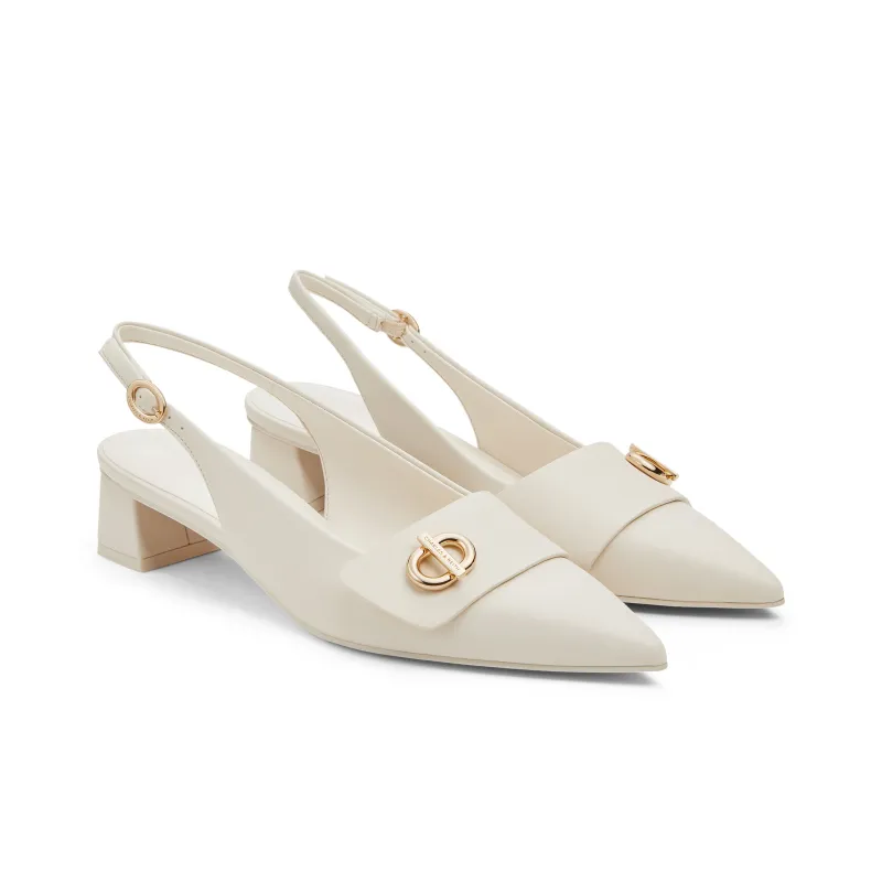 CHARLES&KEITH Small Ck One Strap Sandals 3.6cm Women's-1