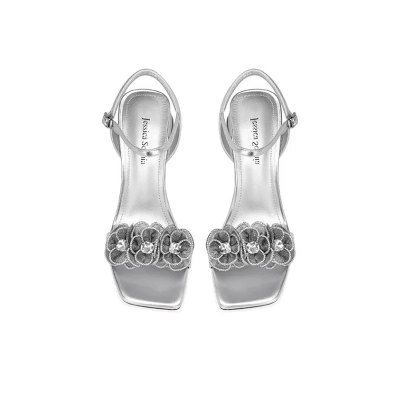 JESSICA SOPHIA Strap Sandals 3.5cm Women's-6