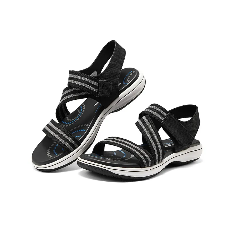 Skechers Modern Comfort Beach Sandals Women's Black-3