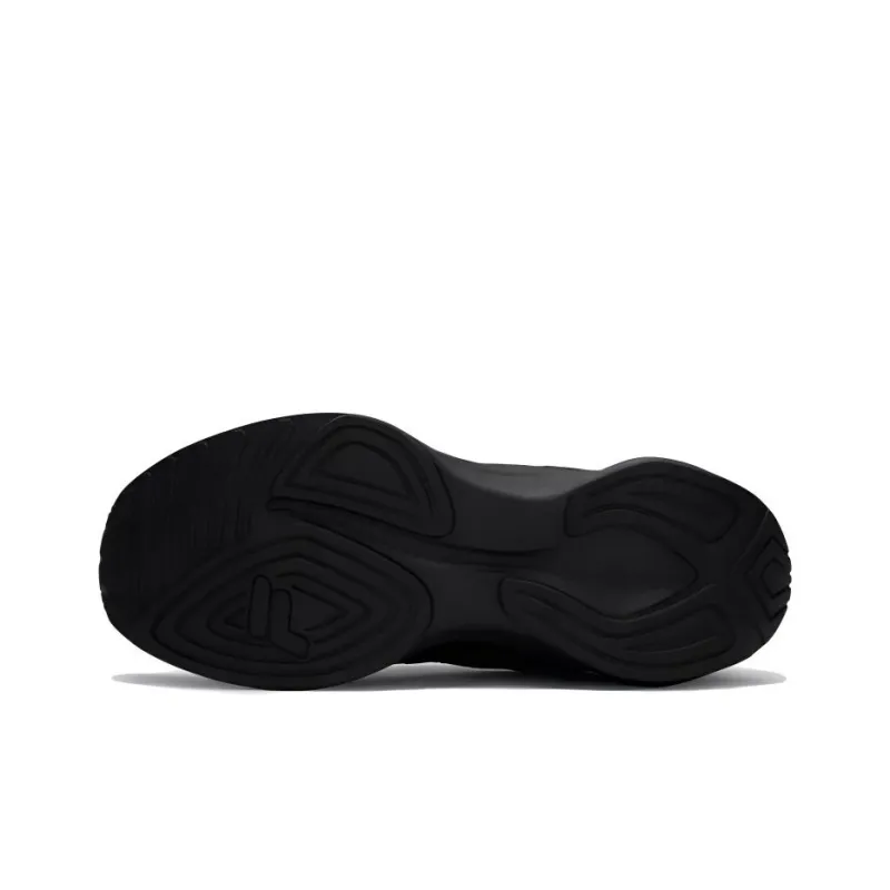FILA Float E3 2.0 MS Cushioning Wear Resistant Low Top Running Shoes Unisex Black Korean Style-5