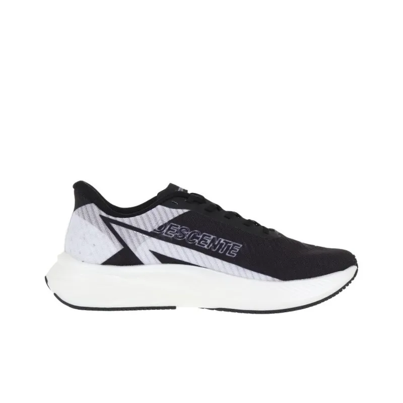DESCENTE Wear resistant And Lightweight Low Top Running Shoes Unisex Black White-1