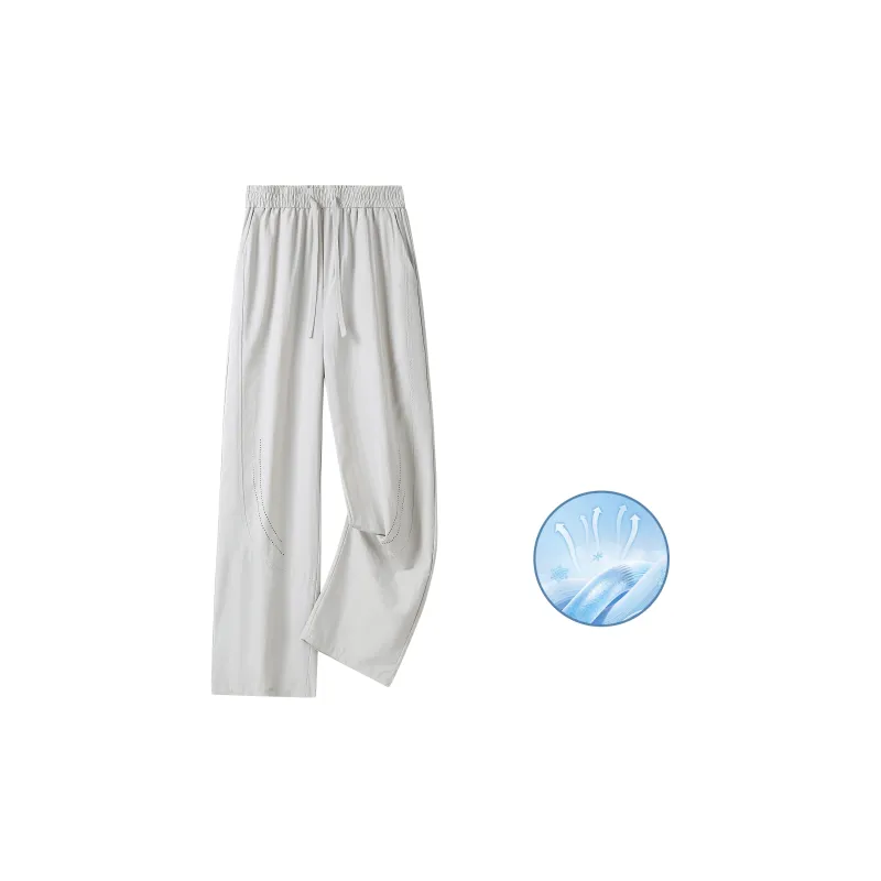 TESTUNG Casual Pants Unisex Black-5