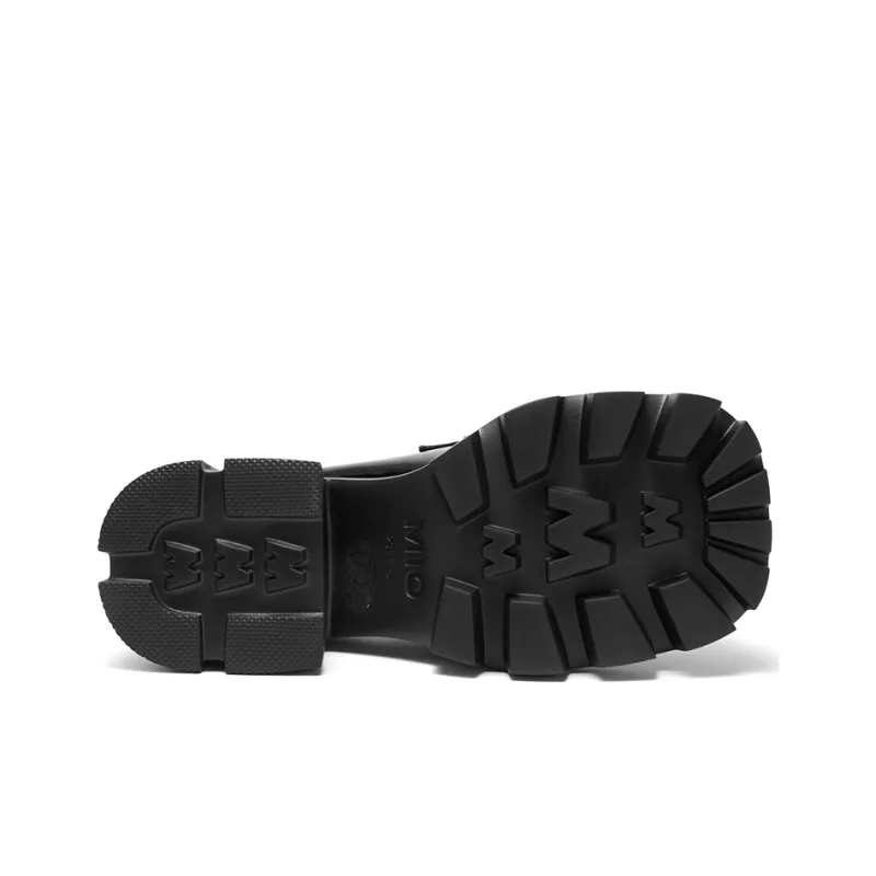 MIO Loafers Women's Black | Gray/Black Gold-4