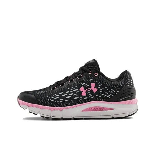 Under Armour Charged Intake 4 Running Shoes Women's Low-Top Black/Pink