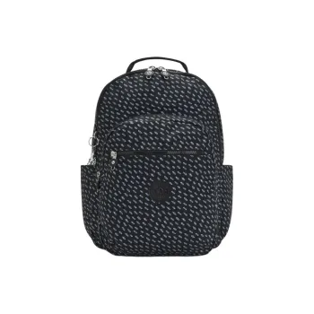 Kipling Recycled Polyester Backpack Large Size Women's Black Blue