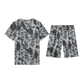 AUTUMNDEER Pajama Set Men's Morning Mist Gray
