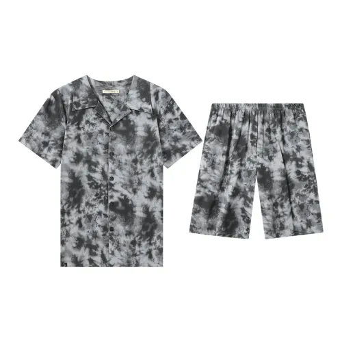 AUTUMNDEER Pajama Set Men's Morning Mist Gray