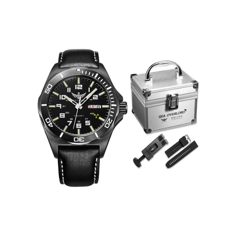 YELANG Automatic Mechanical Movement Genuine Leather Strap Watch Men's Watches Blue Dial-15