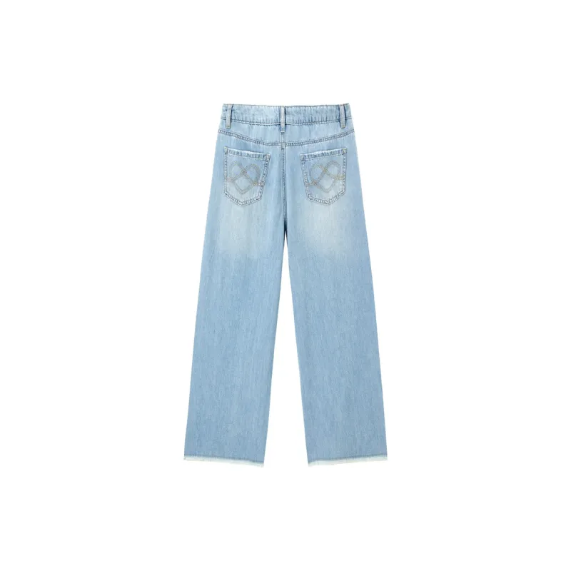 LEDIN Jeans Women's Light Denim Blue-1
