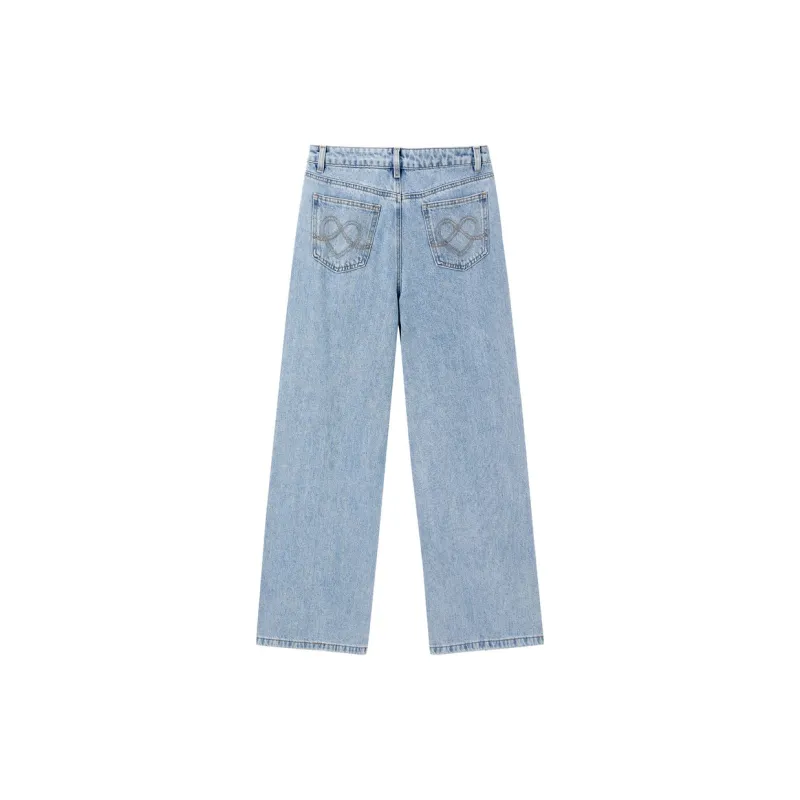 LEDIN Jeans Women's Light Denim Blue-1